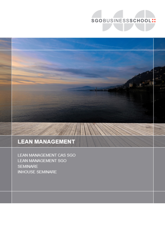 Lean Management CAS SGO 