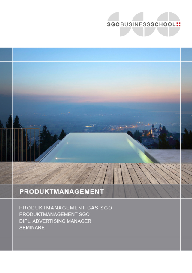 Produktmanagement Broschüre